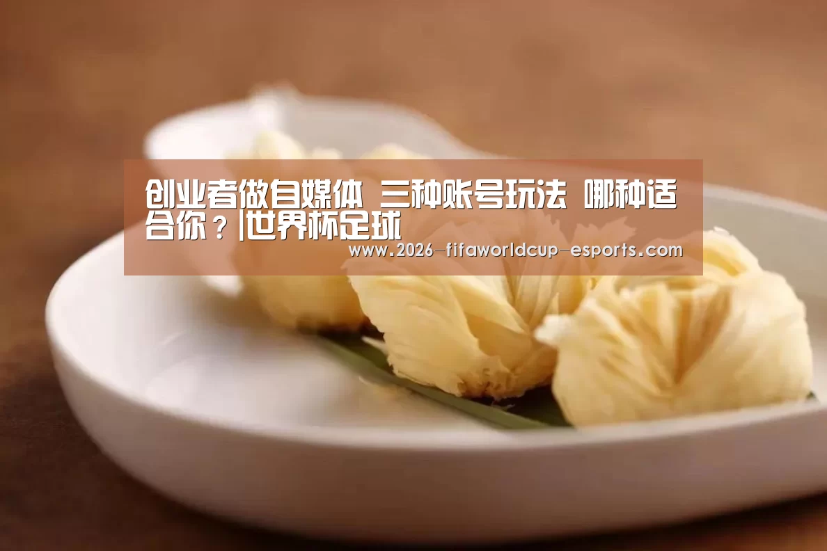 创业者做自媒体 三种账号玩法 哪种适合你?|世界杯足球(图3) 世界杯登录入口